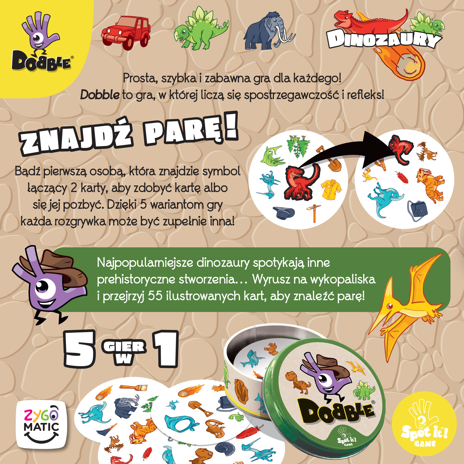 ND01_254296 Rebel gra Dobble Dinozaury