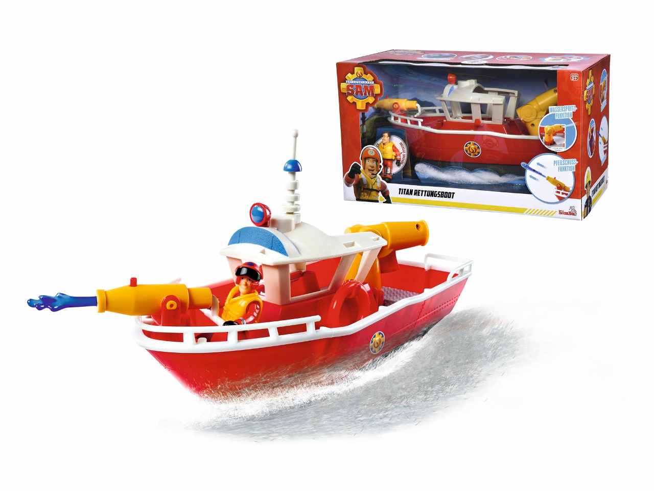 Strazak Sam Tytan lodz strazacka 925-2580