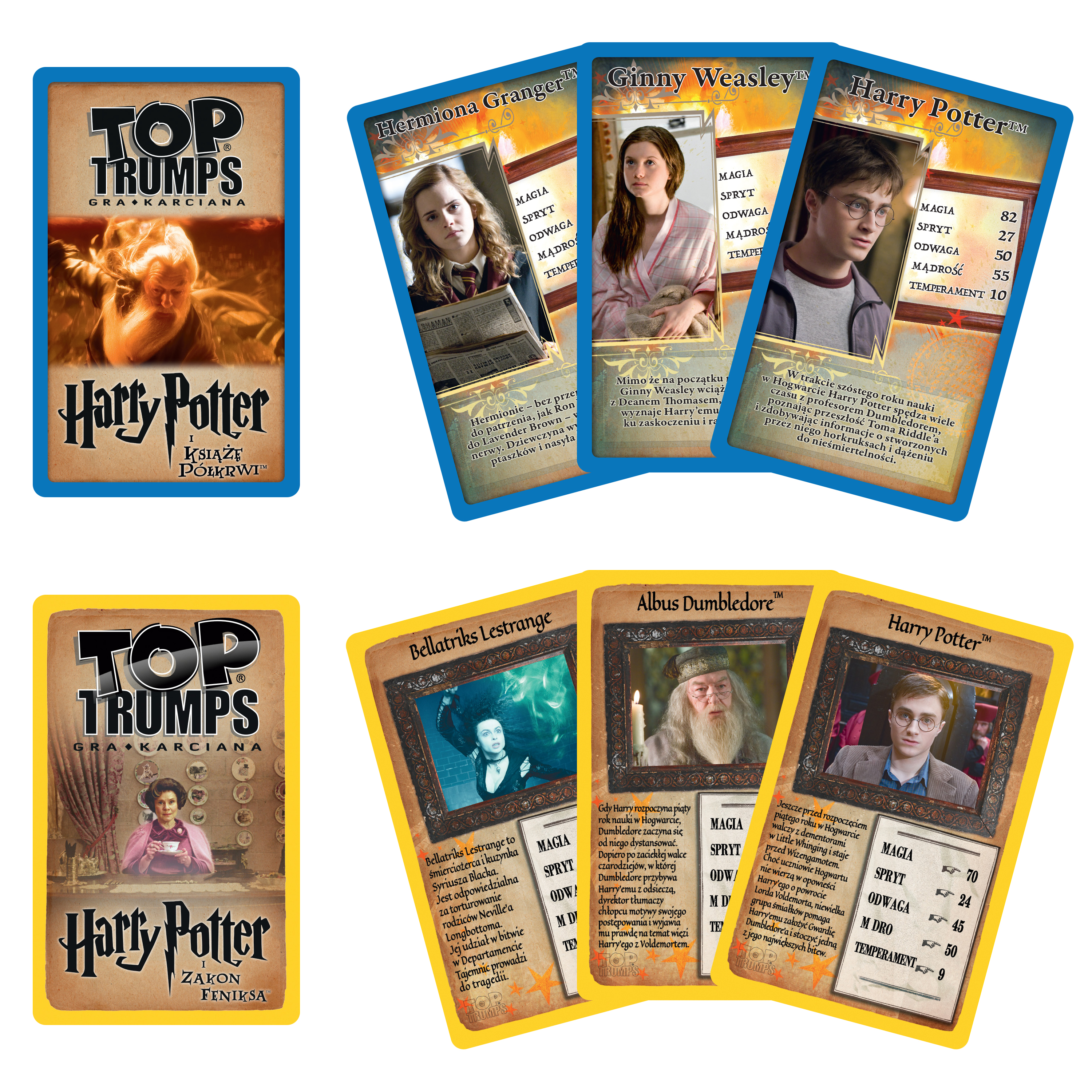 TOP TRUMPS TIN Harry Potter Hufflepuff 43915