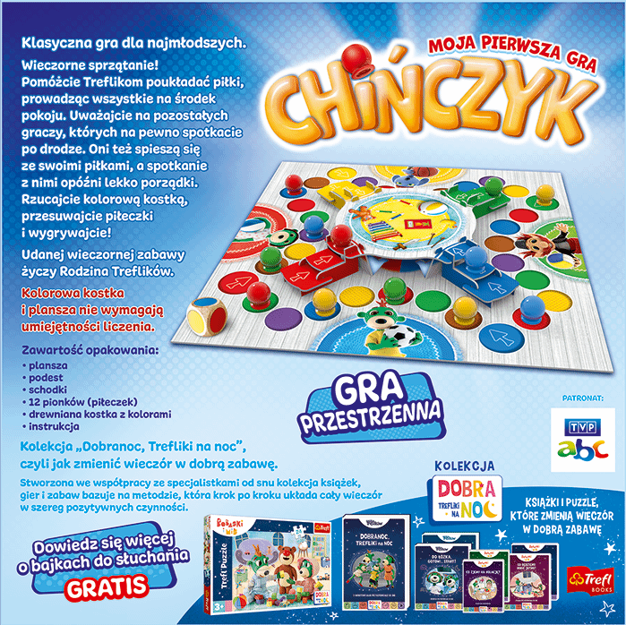 GRA Chinczyk Moja pierwsza gra /Trefliki 02056 8