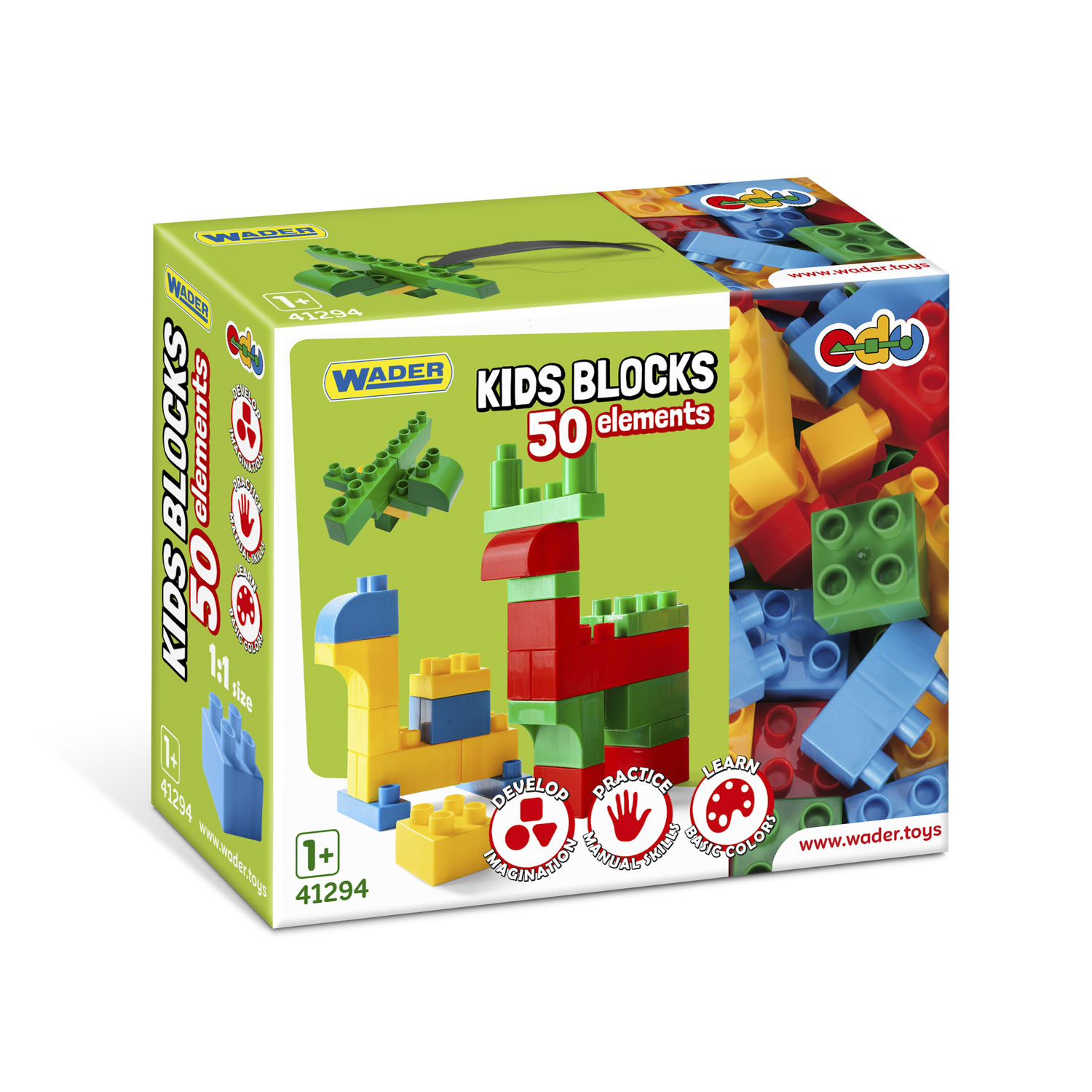 ND01_182655 WADER Kids Blocks klocki 50el 41294 1