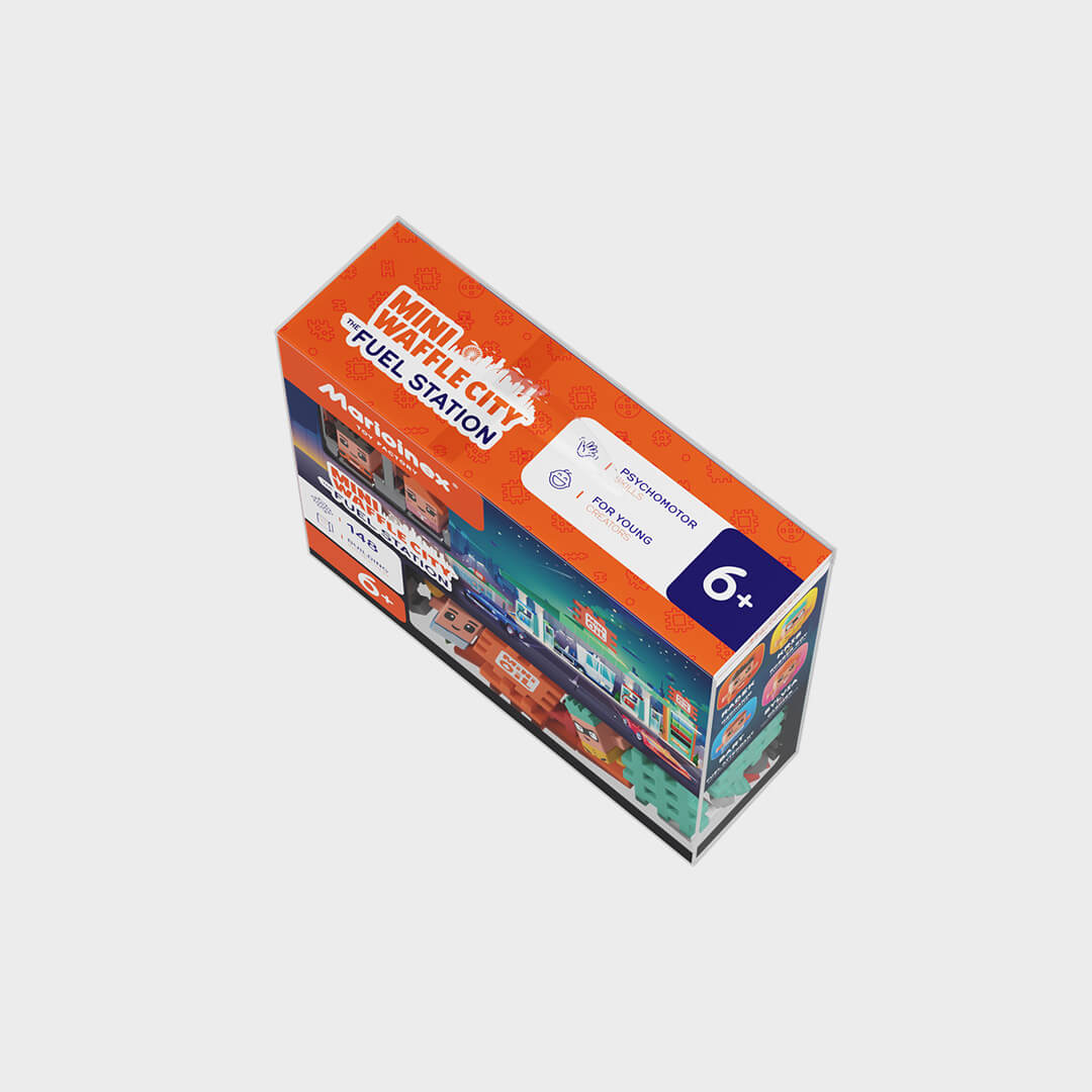 ND01_248602 *****Klocki wafle mini CityStacjaPali