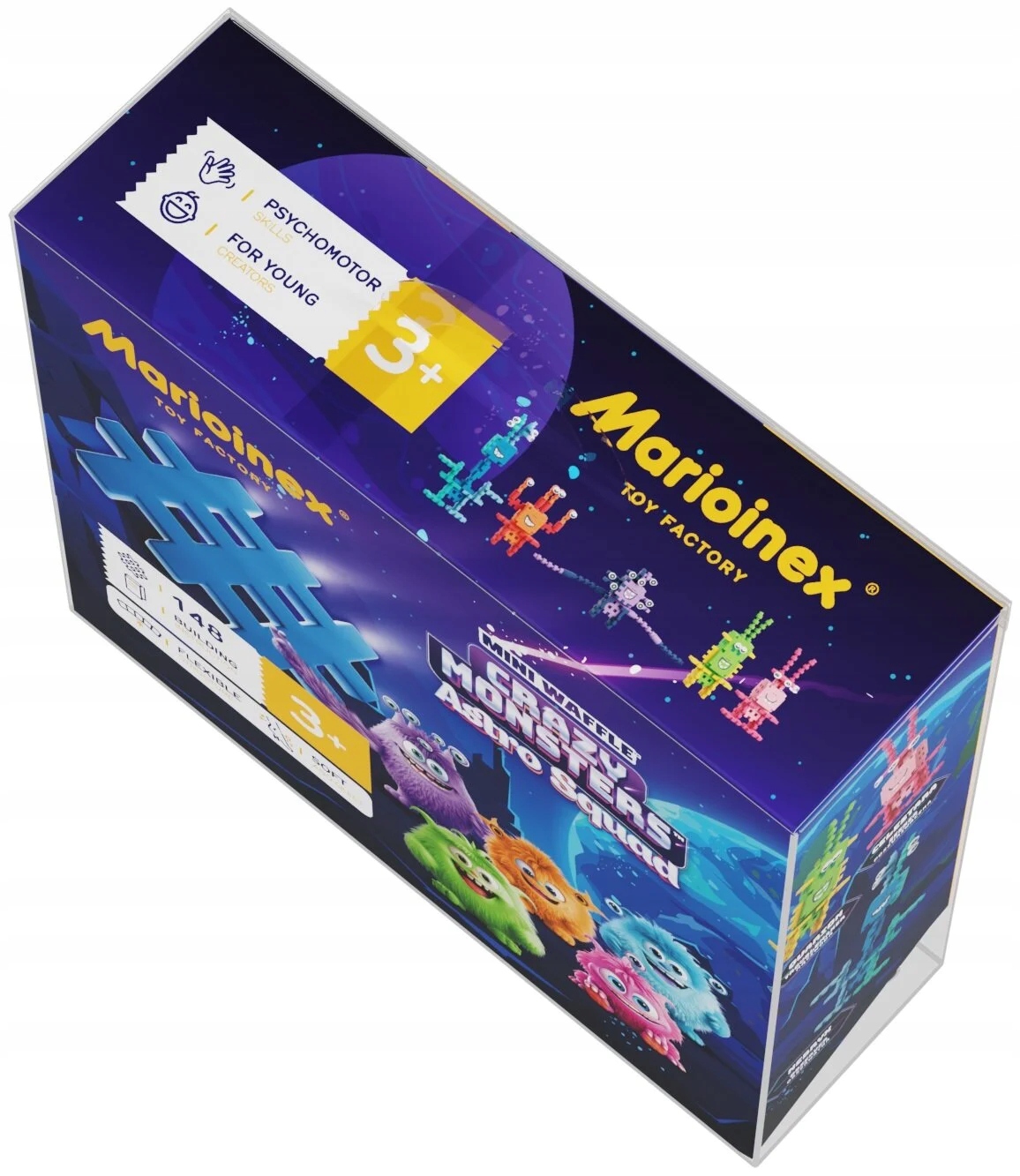 ND01_250704 *****Klocki wafle mini Crazy Monster