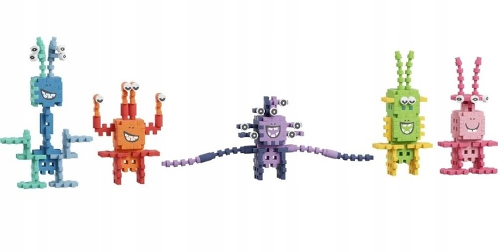 ND01_250704 *****Klocki wafle mini Crazy Monster