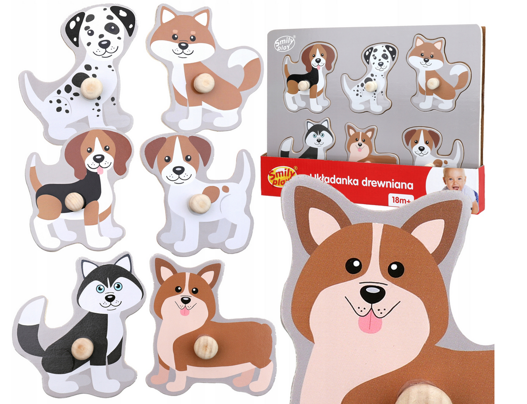 Ukladanka Psy SmilyPlay SPW83806 38065