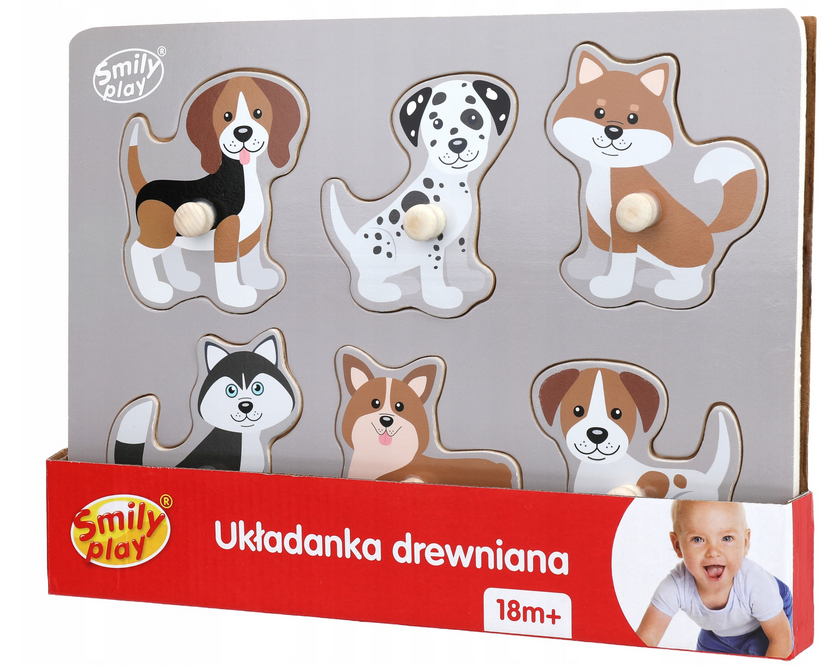 Ukladanka Psy SmilyPlay SPW83806 38065