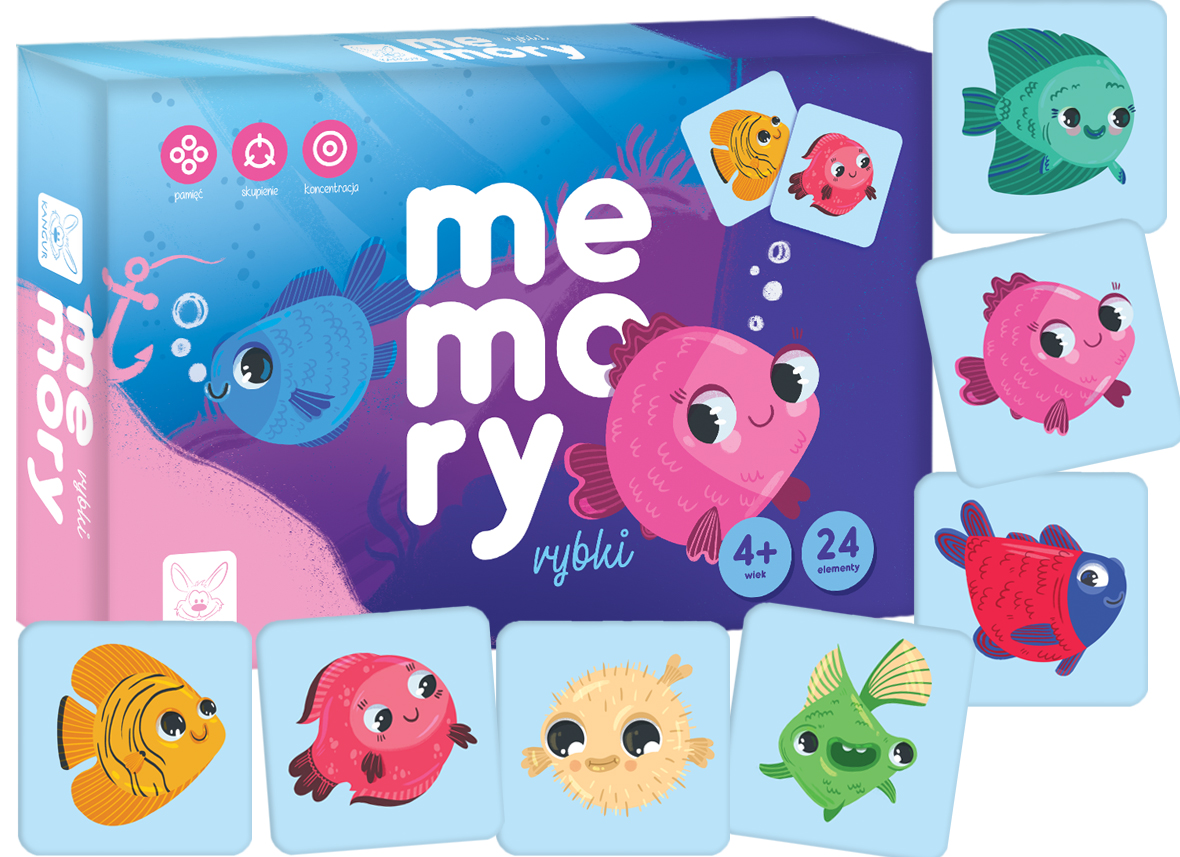 Gra Memory Rybki 40995