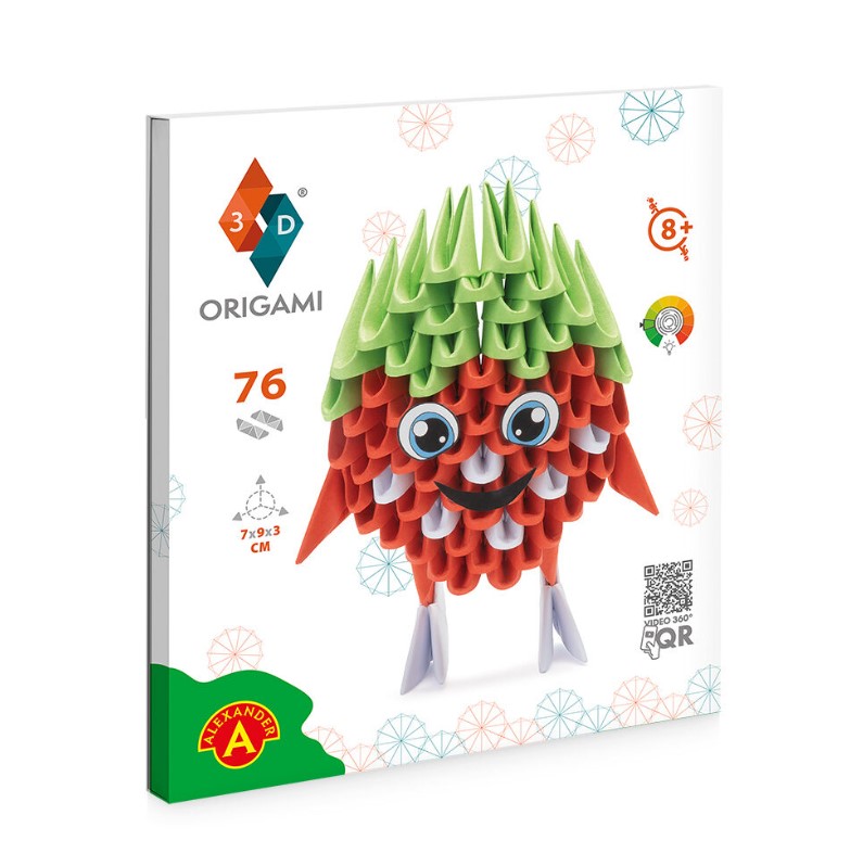 Origami 3D Truskawka / Strawberry 28270