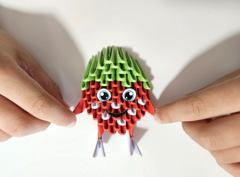 Origami 3D Truskawka / Strawberry 28270