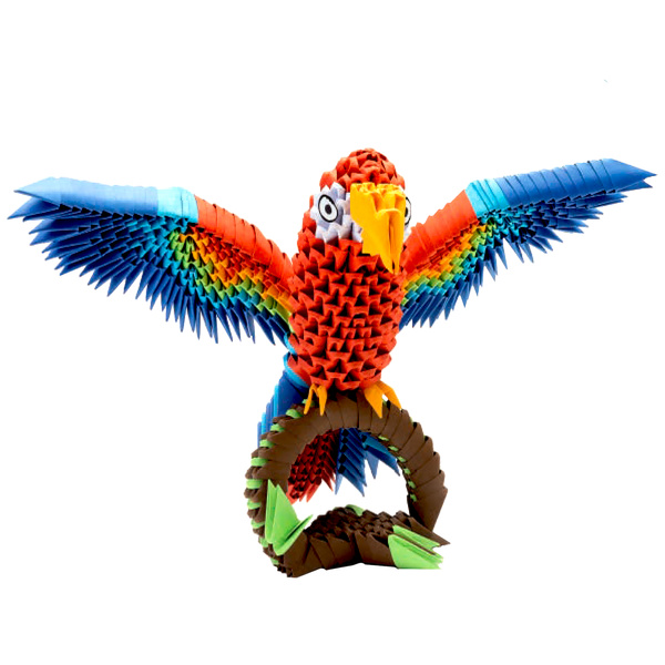 ND01_248244 Origami 3D Papuga 28461