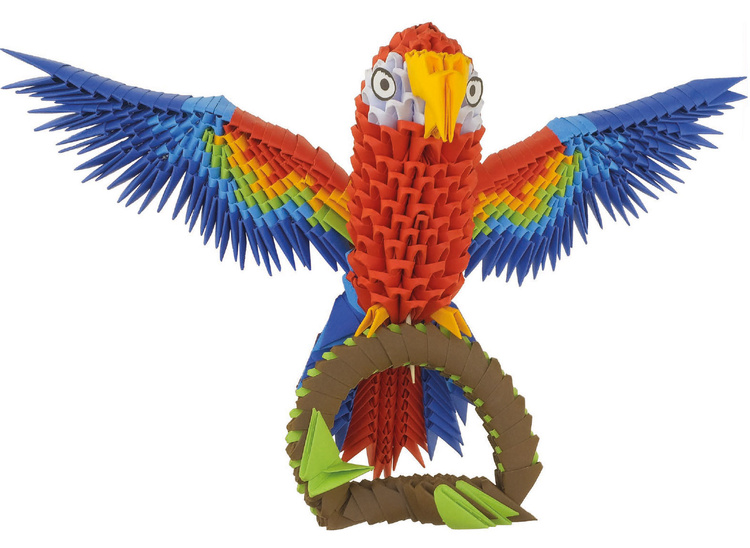 ND01_248244 Origami 3D Papuga 28461