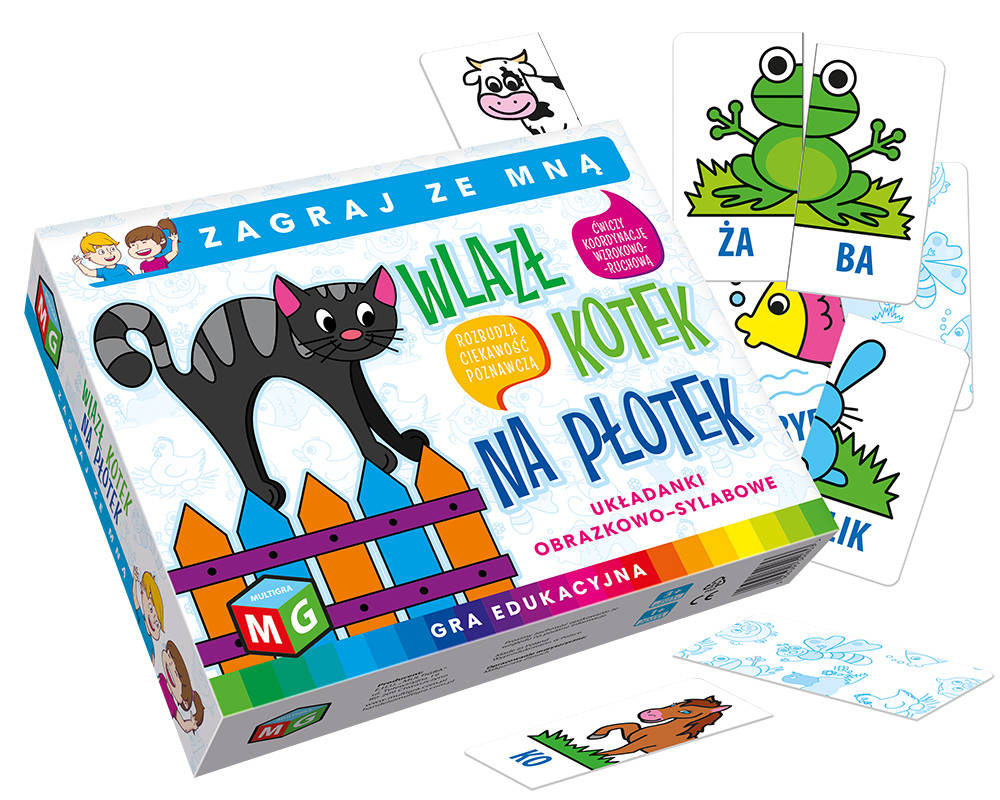 Gra edukacyjna Wlazl kotek na plotek 0085 00853