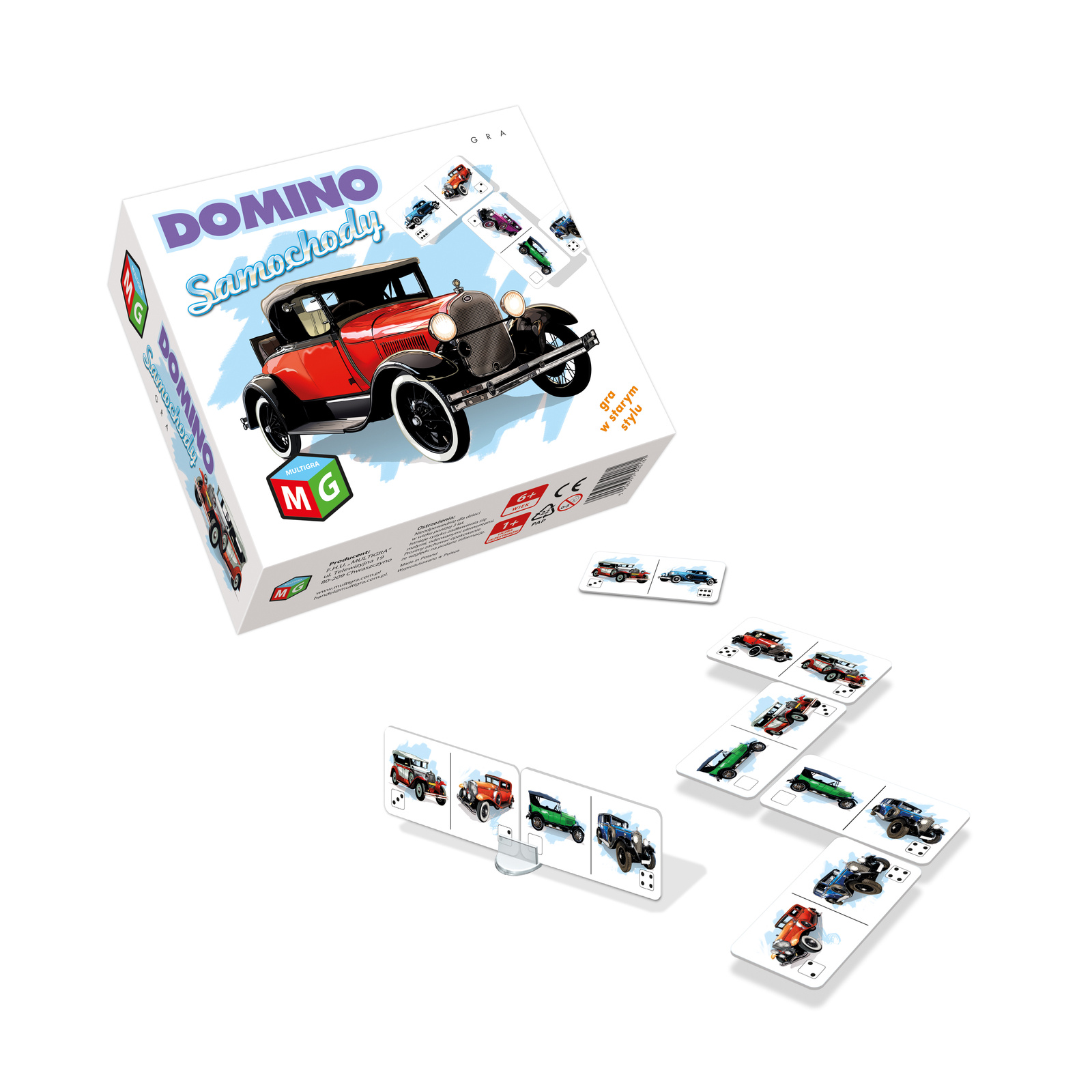 Domino samochody w starym stylu 01645