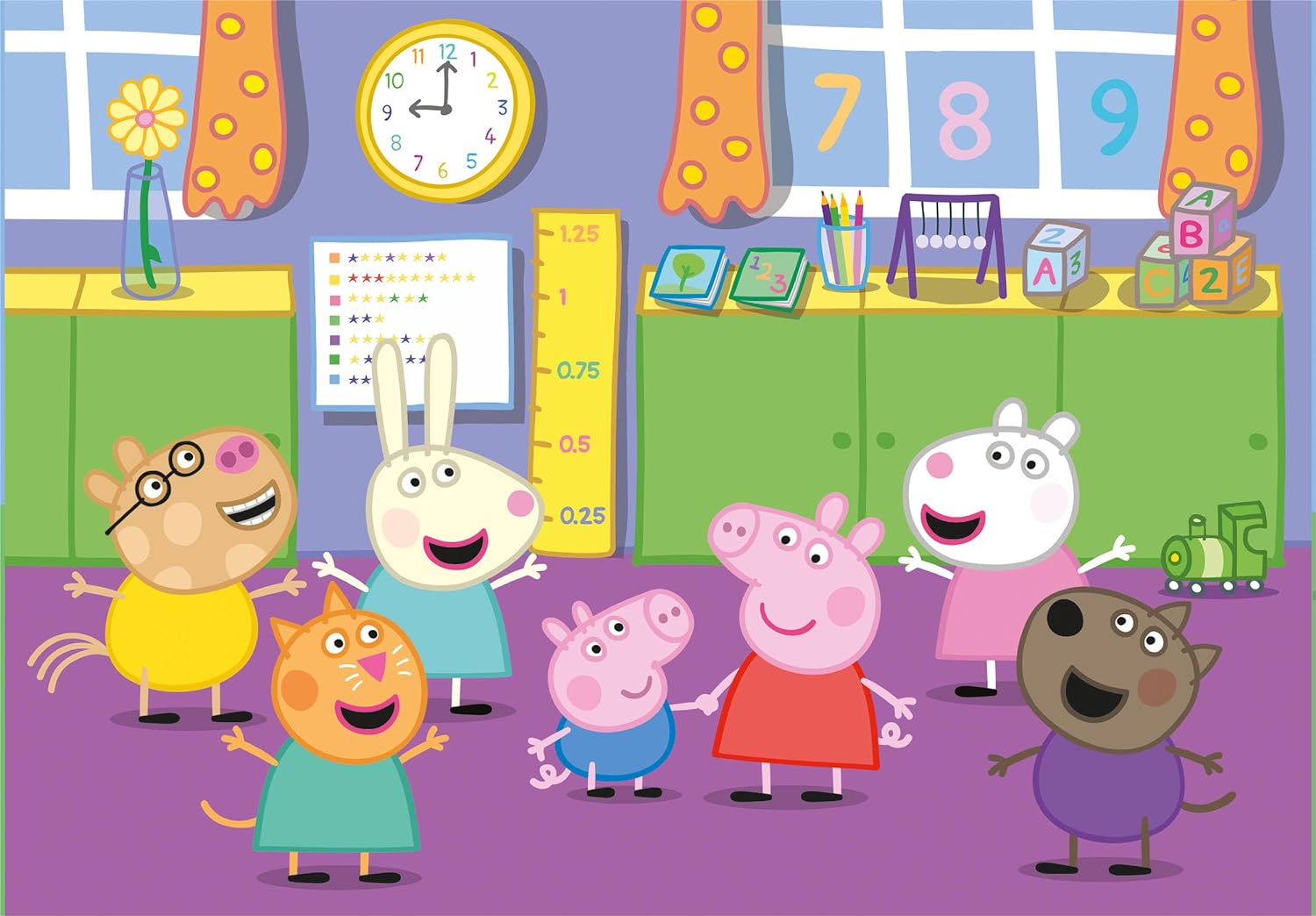 !!! CLE puzzle 2x60 SuperKolor Swinka Peppa 24793