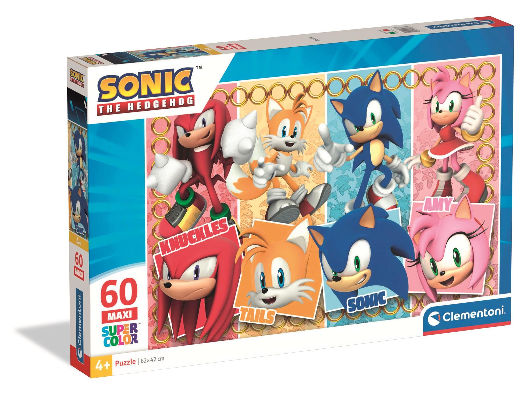 ND01_247877 CLE puzzle 60 maxi SuperKolor Sonic 2