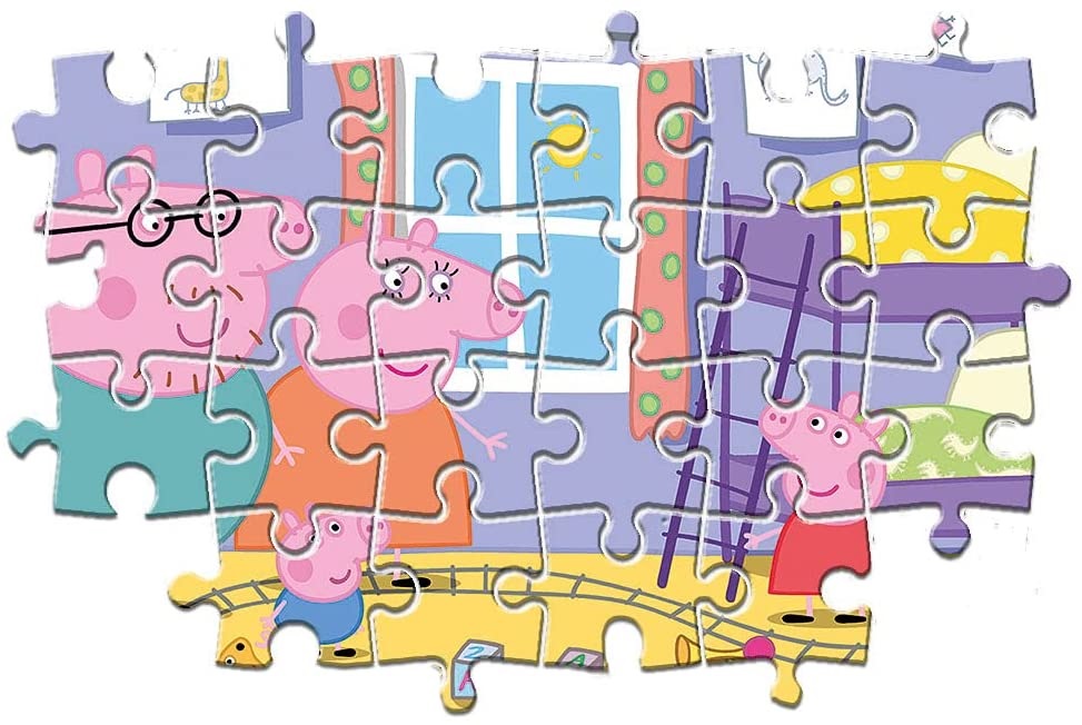 CLE puzzle 60 maxi Super Kolor Peppa Pig 26438