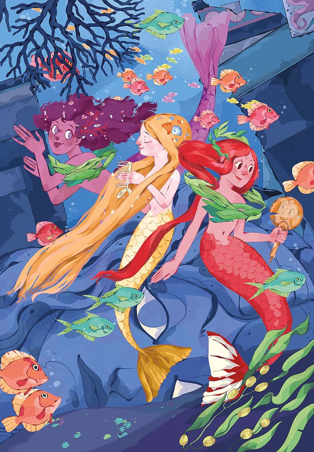 CLE puzzle 180 SuperKolor Mermaids 29307