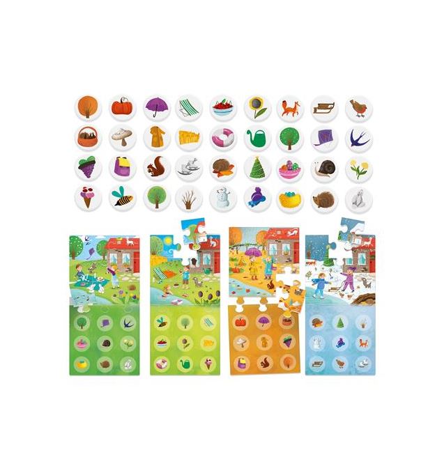 HEADU Puzzle-co odnajdujesz w 4 porach roku 53672