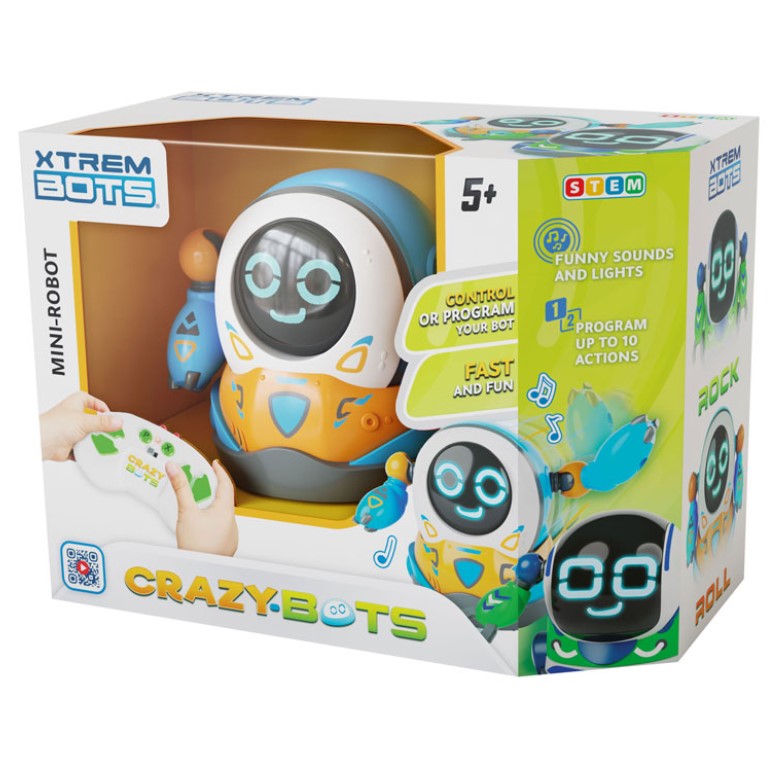 ND01_252925 XTREM BOTS Crazy Bots mini robot XT38
