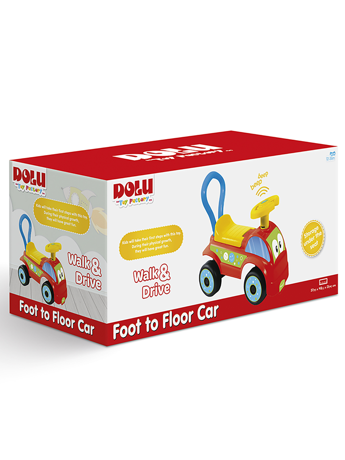 ND01_251175 DOLU jezdzik czerwony 2620 26200