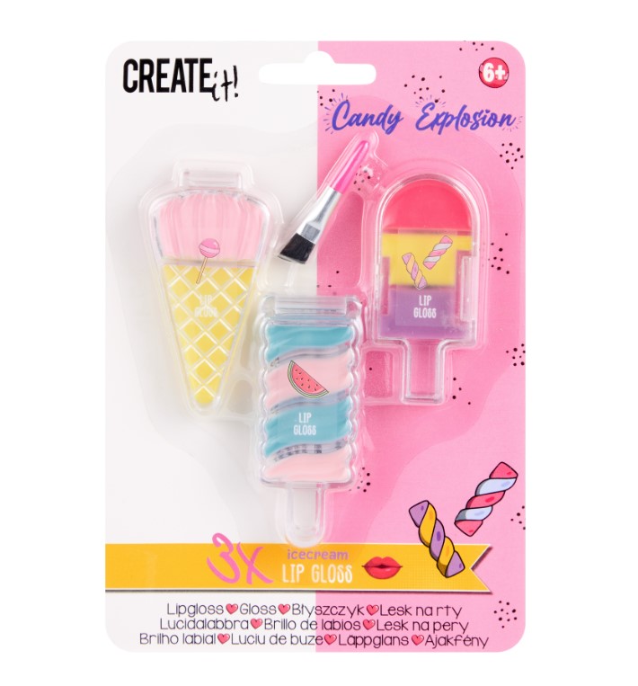 CREATE IT! candy blyszczyk lody 3pak 84845 18075